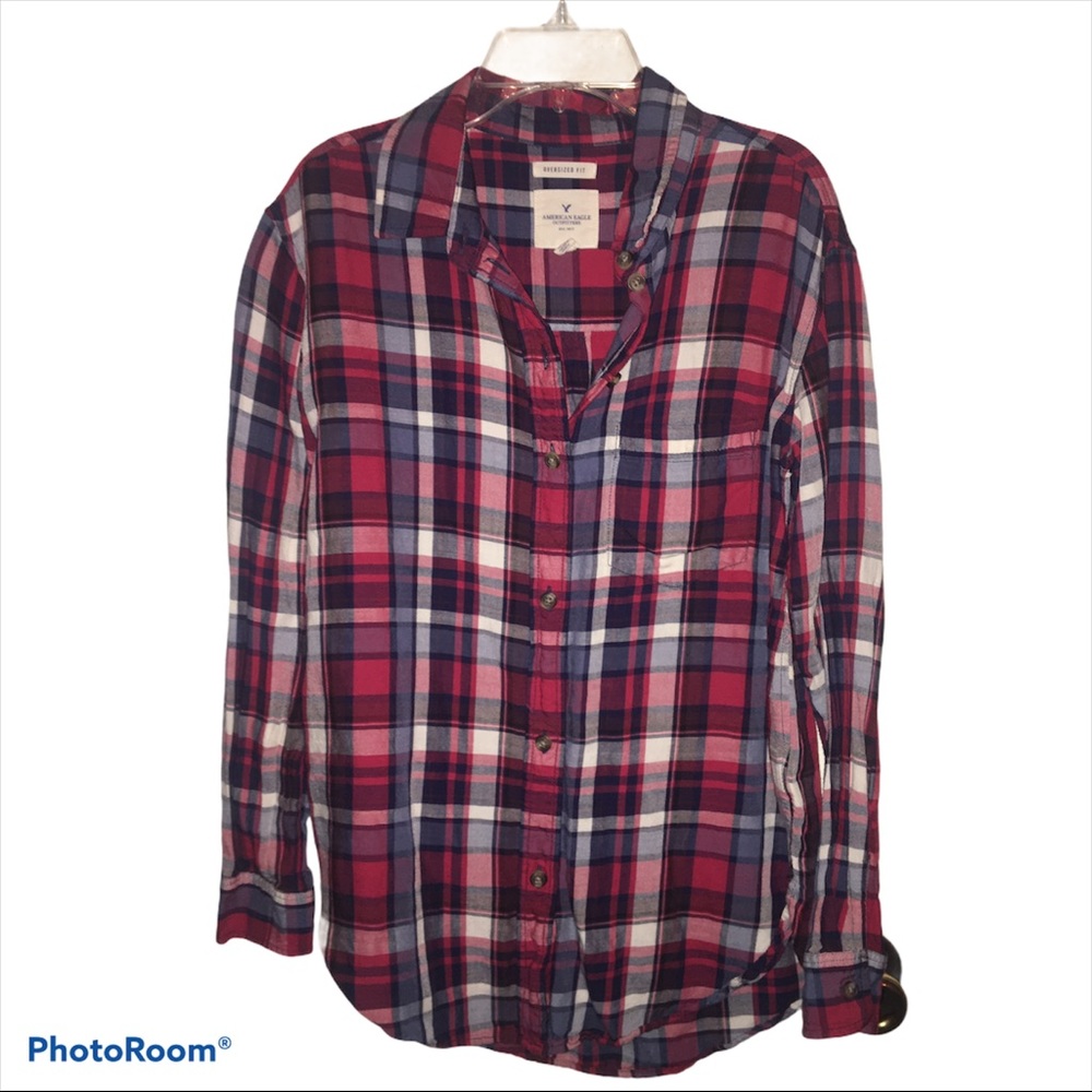 American Eagle women’s size xs oversized flannel